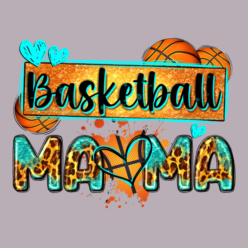 Basketball Mama With Leopard Vintage Tee by Zillion Design Studio | Teevron