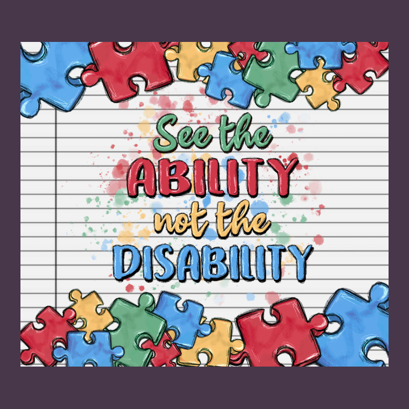 See The Ability Not The Disability Heavyweight Hoodie by MaliasSmallBusiness | Teevron