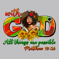 With God All Things Are Possible Juneteenth Long Sleeve Tee | Teevron