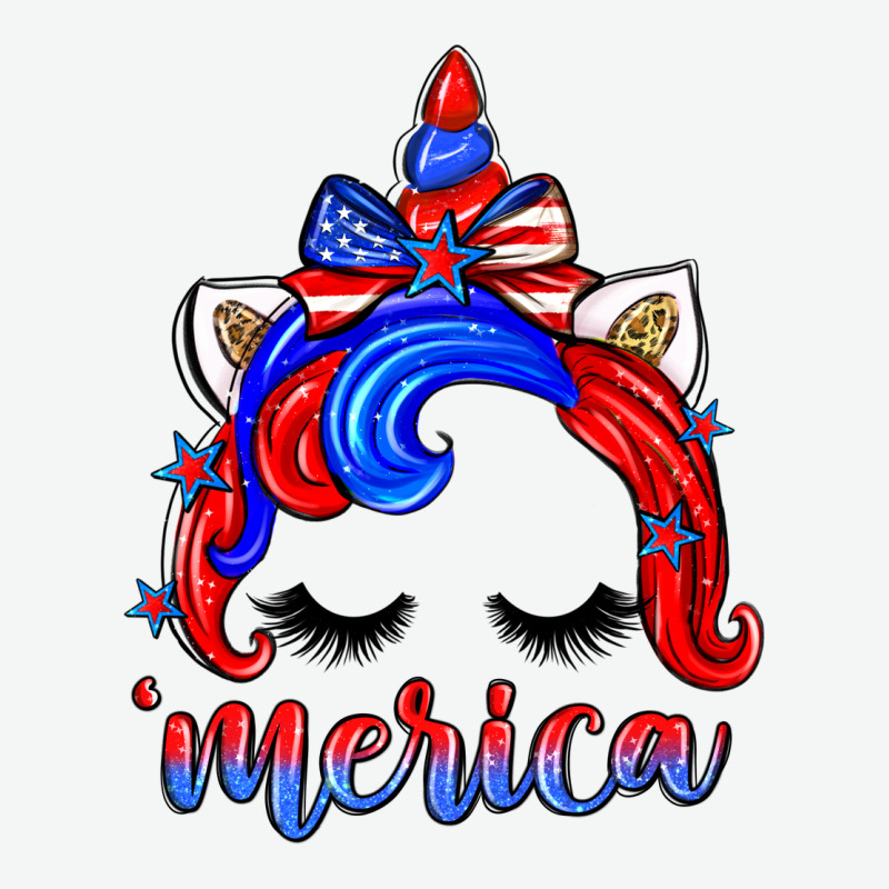 4th Of July 'merica Unicorn Urban Heavy Tee by Zillion Design Studio | Teevron