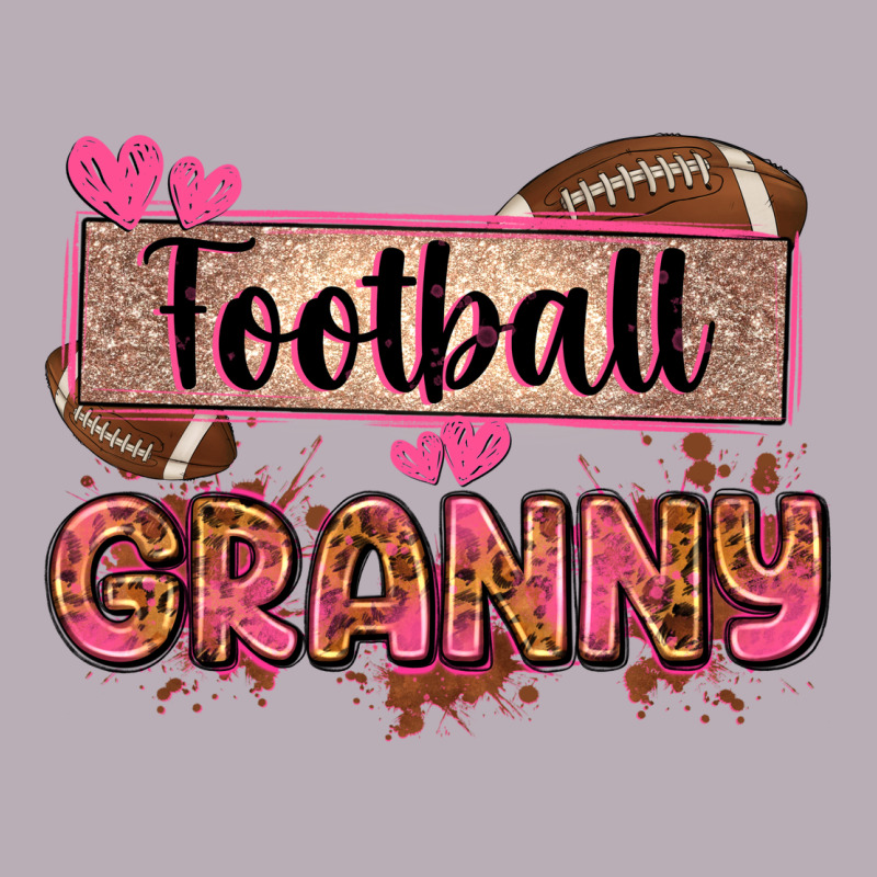 Football Granny With Leopard Vintage Tee by Zillion Design Studio | Teevron