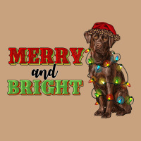 Merry And Bright Labrador Vintage Tee | Teevron