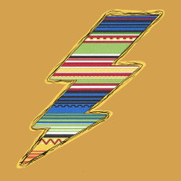 Yellow Aztec Patterned Lightning Urban Hoodie | Teevron
