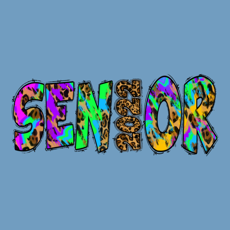 Senior 2022 Tie Die Leopard Urban Heavy Tee by RanaPortraitStore | Teevron
