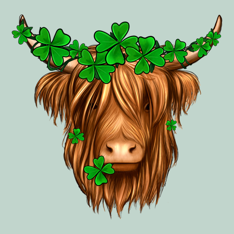 St. Patrick’s Day Long Hair Shaggy Cow Zipper Hoodie by Jasminsmagicworld | Teevron