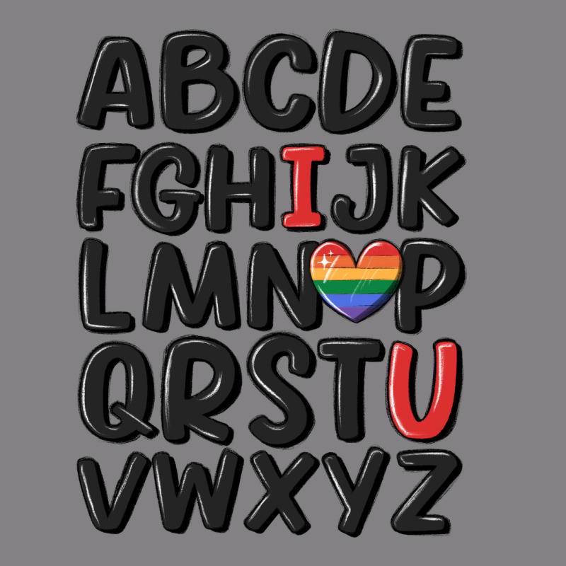 Pride Alphabet Heavyweight Hoodie by MaliasSmallBusiness | Teevron