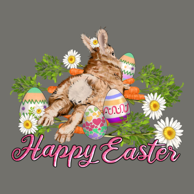 Easter Bunny With Carrots And Daisy Premium Hoodie by AdoDesignShop | Teevron