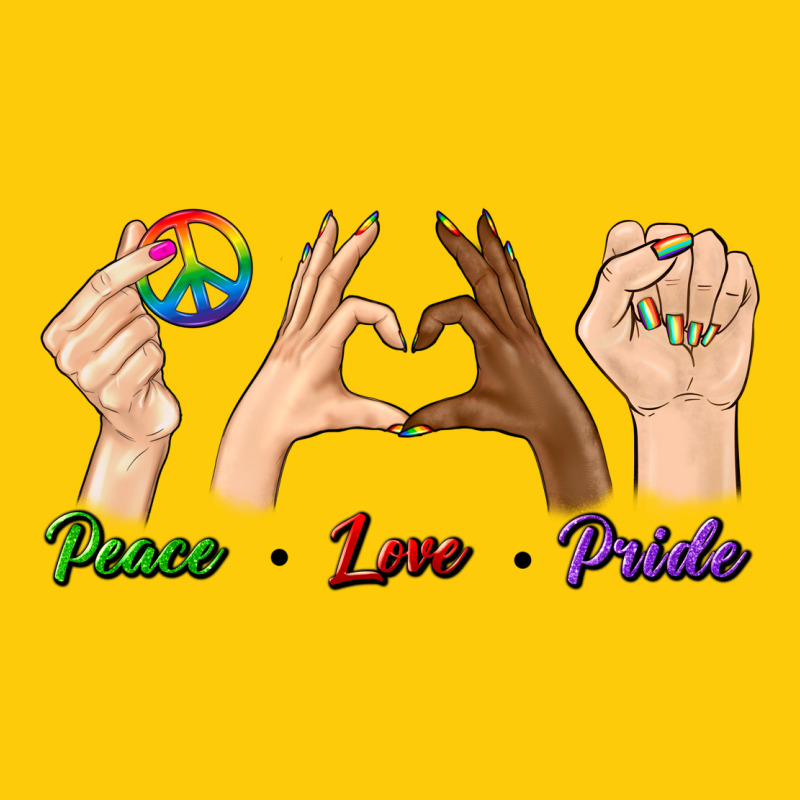 Peace Love Pride Premium Hoodie by BundleAndBundleShop | Teevron