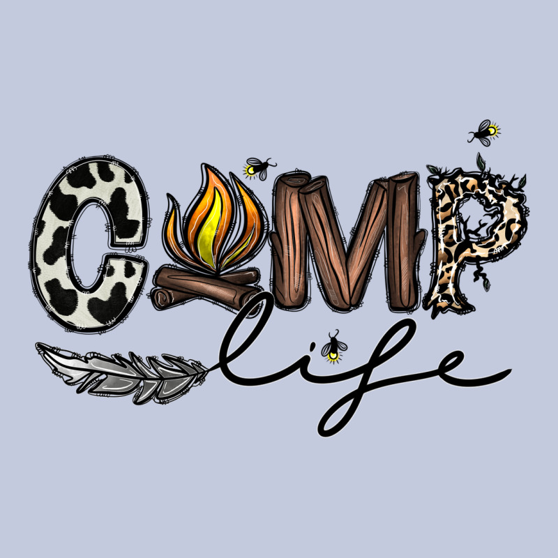 Camp Life Long Sleeve Tee by CowhideDigitalArt | Teevron