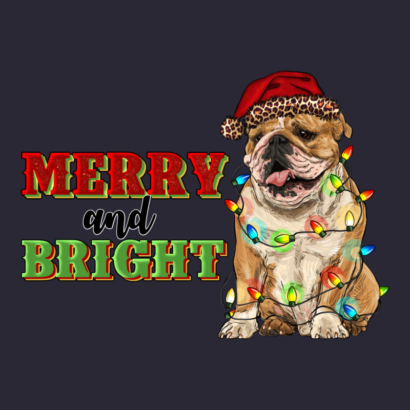 Merry And Bright English Bulldog Vintage Tee by RanaPortraitStore | Teevron