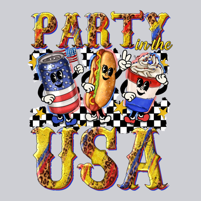 Party In The Usa With Leopard Heavyweight Sweatshirt by texasbilliewilder | Teevron