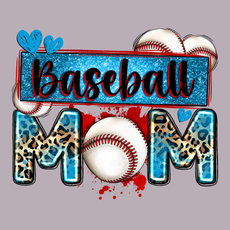 Baseball Mom With Leopard Vintage Tee by Zillion Design Studio | Teevron