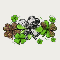 Western Cowhide Leopard Glitter Shamrocks Zipper Hoodie | Teevron