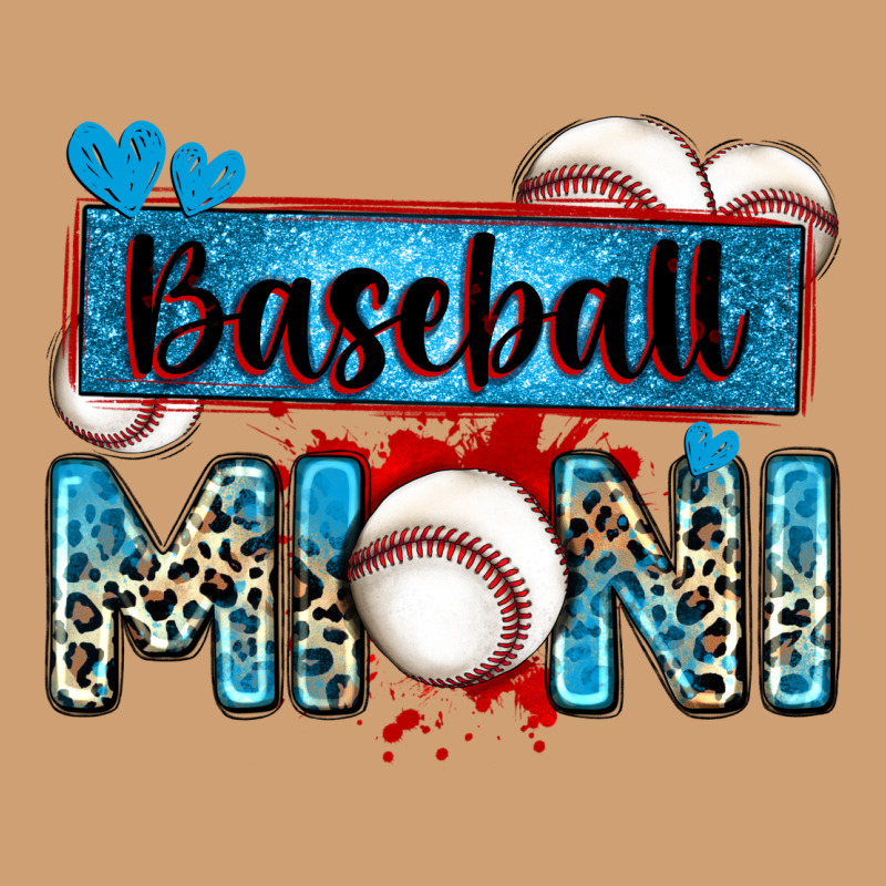 Baseball Mini With Leopard Vintage Tee by Zillion Design Studio | Teevron