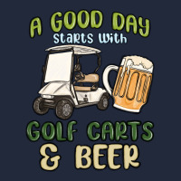 A God Day Starts With Golf Carts And Beer Premium Sweatshirt | Teevron