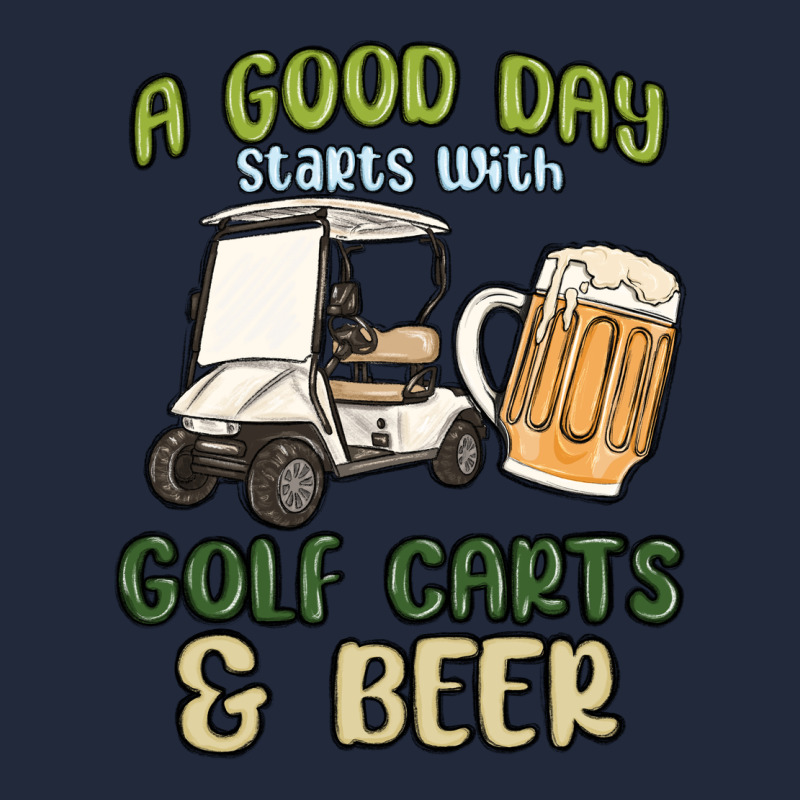 A God Day Starts With Golf Carts And Beer Premium Sweatshirt by MaliasSmallBusiness | Teevron