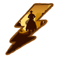 Cowboy Sunset Lightning | Teevron