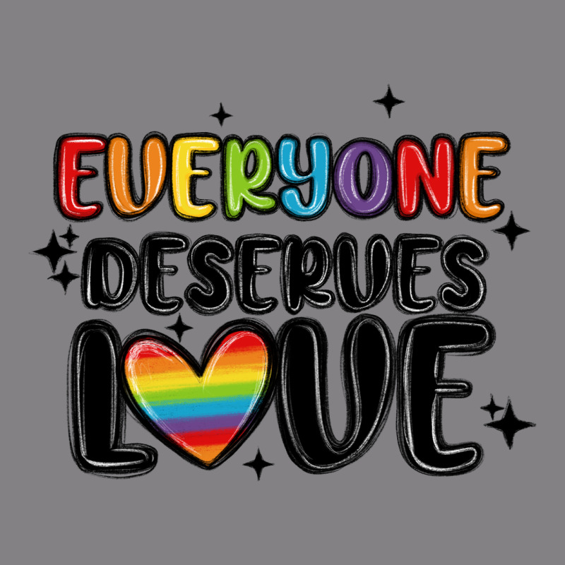 Everyone Deserves Love Heavyweight Hoodie by MaliasSmallBusiness | Teevron