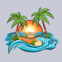 Sunset Beach Scene Heavyweight Hoodie | Teevron