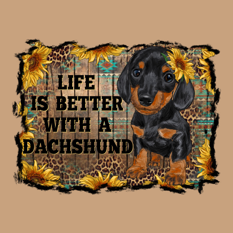 Life Is Better With A Dachshund Vintage Tee by RanaPortraitStore | Teevron