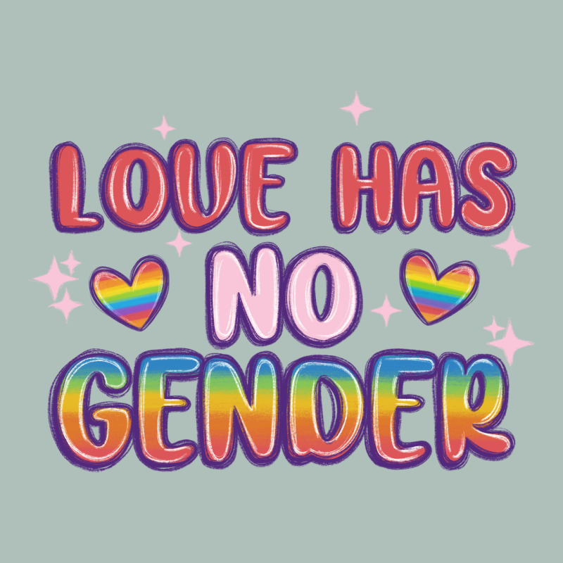 Love No Gender Heavyweight Hoodie by MaliasSmallBusiness | Teevron