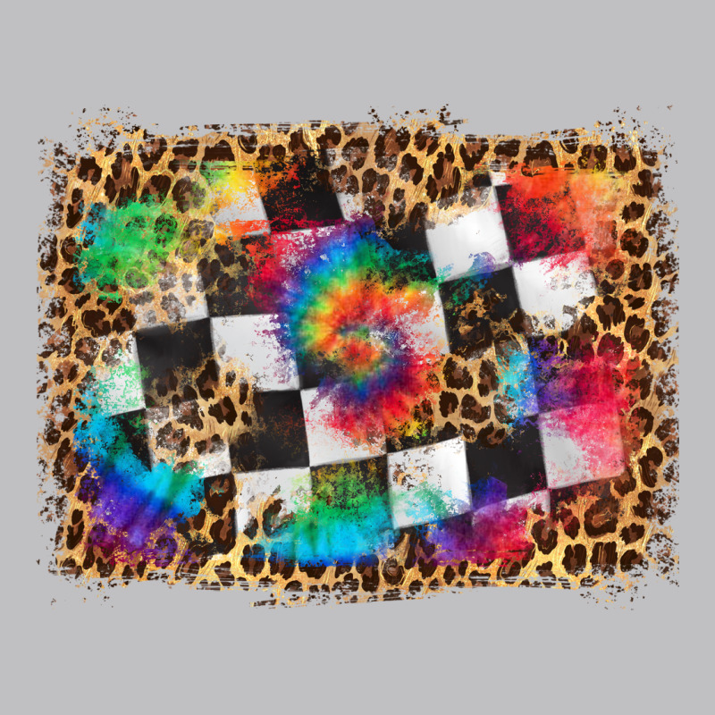 Race Leopard And Tie Dye Background Long Sleeve Tee by HRA Design Shop | Teevron