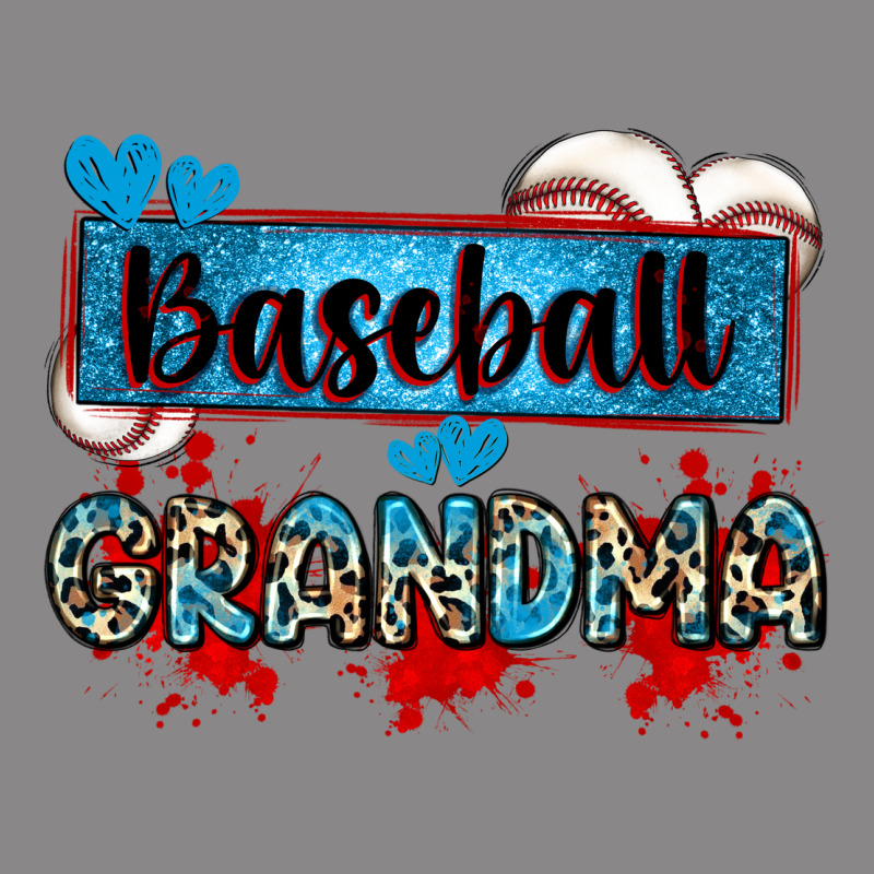 Baseball Grandma With Leopard Vintage Tee by Zillion Design Studio | Teevron