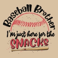 Baseball Brother I'm Just Here For The Snacks Heavyweight Hoodie | Teevron