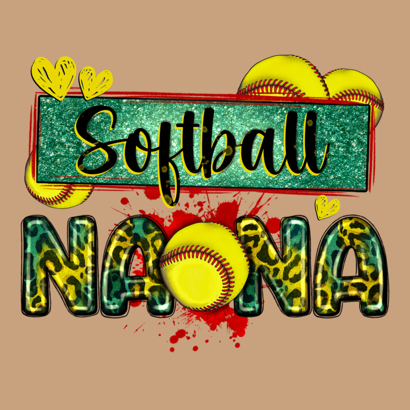 Softball Nana With Leopard Vintage Tee by Zillion Design Studio | Teevron