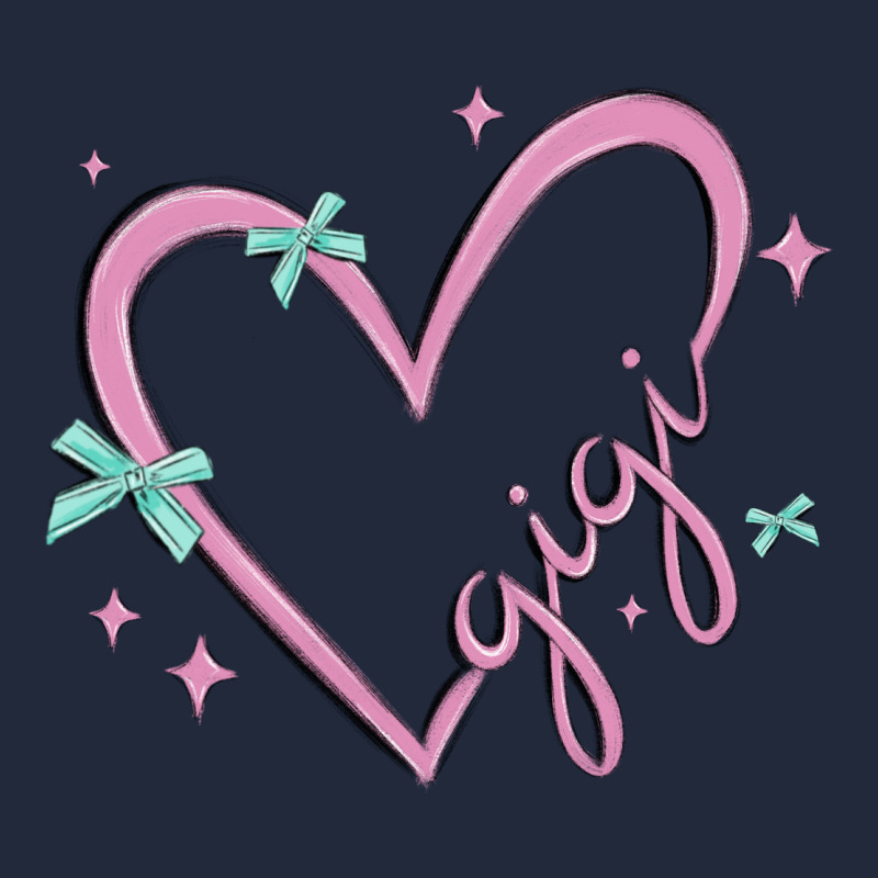 Gigi With Heart And Ribbons Premium Sweatshirt by MaliasSmallBusiness | Teevron