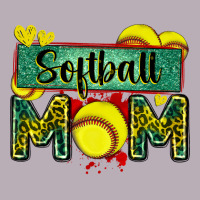 Softball Mom With Leopard Vintage Tee | Teevron
