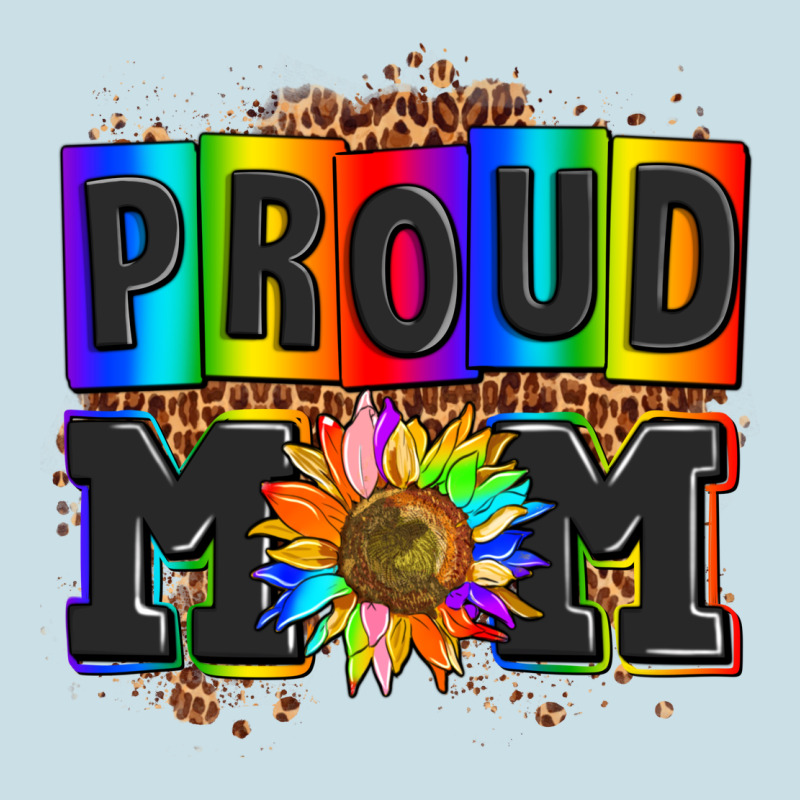 Proud Mom With Sunflower Ladies Tee by AdoDesignShop | Teevron