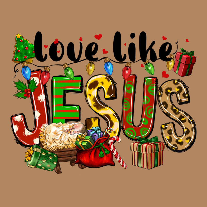 Christmas Love Like Jesus Long Sleeve Tee by FaDigitalArtStudio | Teevron