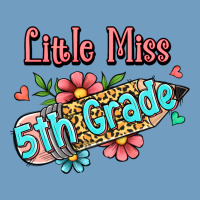 Little Miss Fifth Grade Urban Heavy Tee | Teevron