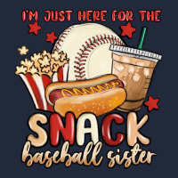 I'm Just Here For The Snack Baseball Sister Premium Sweatshirt | Teevron