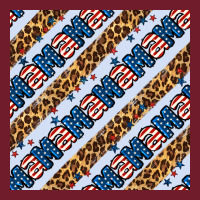 American Mama Leopard Seamless Pattern Zipper Hoodie | Teevron