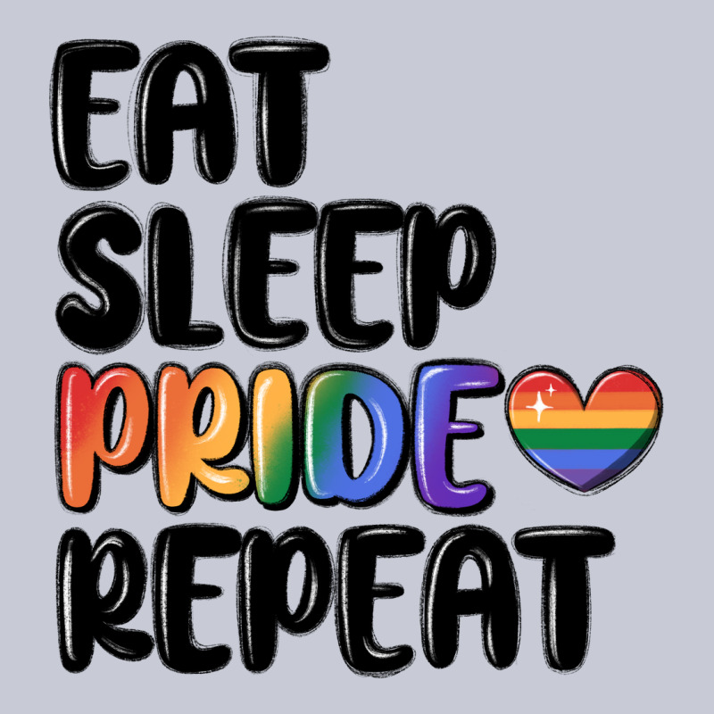 Eat Sleep Pride Repeat Heavyweight Hoodie by MaliasSmallBusiness | Teevron