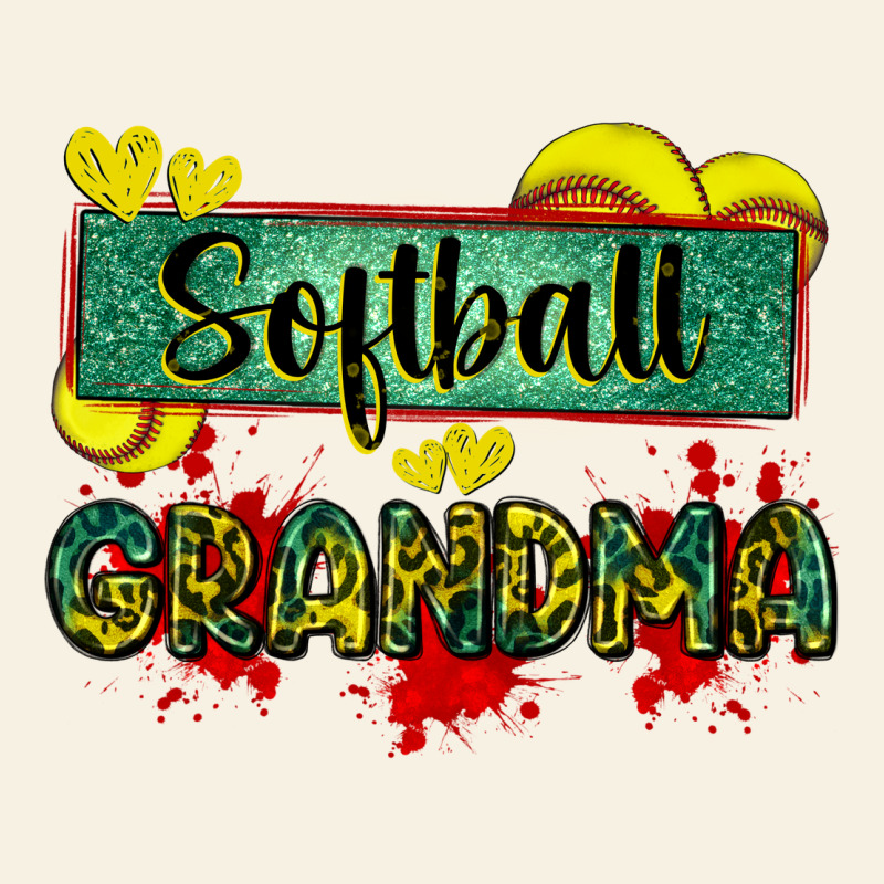 Softball Grandma With Leopard Vintage Tee by Zillion Design Studio | Teevron