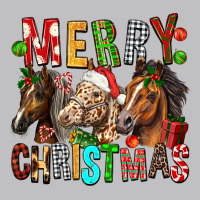 Merry Christmas Horses Long Sleeve Tee | Teevron