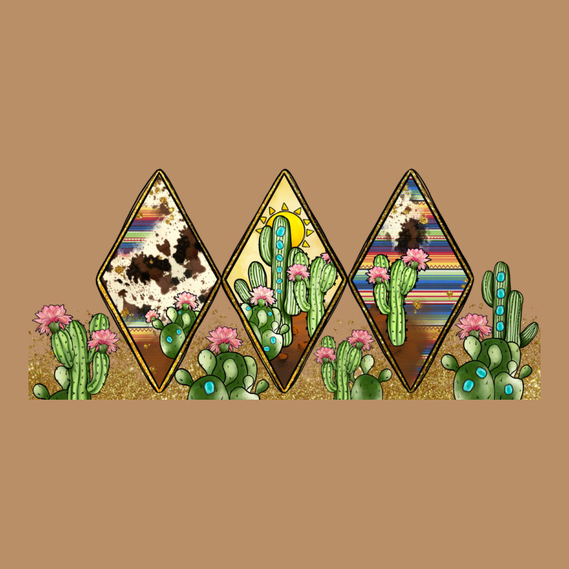 Cactus Cowhide Serape Vintage Hoodie by JahusDesignShop | Teevron