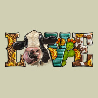 Western Love Holstein Cow Heavy Core Tee | Teevron