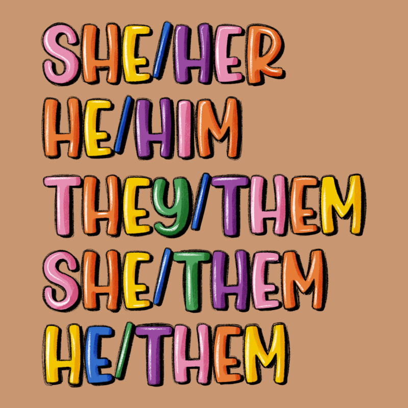 Lgbtq Pronouns Heavyweight Hoodie by MaliasSmallBusiness | Teevron