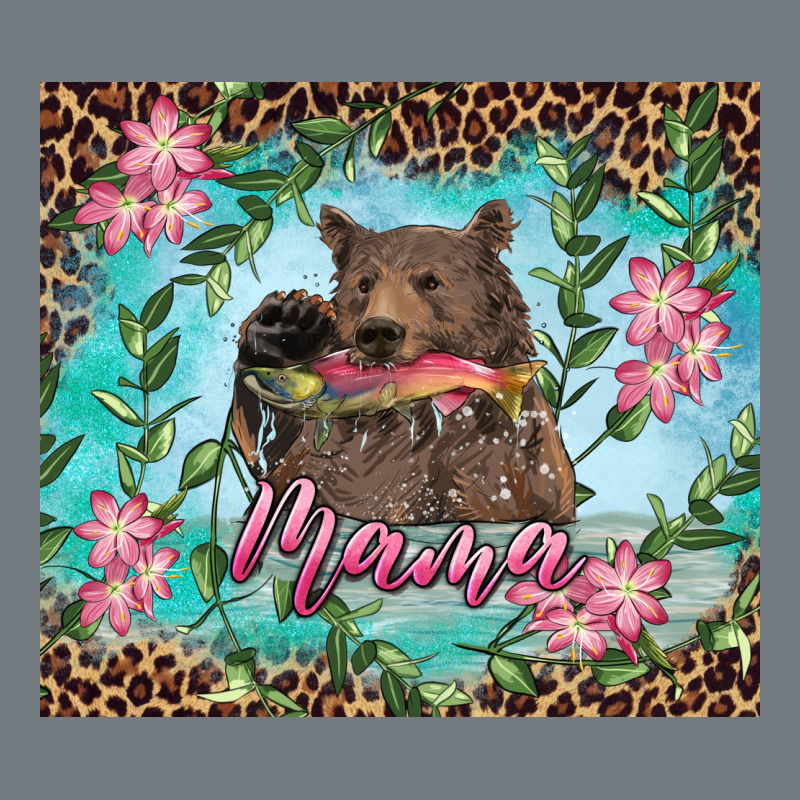 Mama Bear Haunting Fish Floral Tumbler Heavyweight Sweatshirt by RanaPortraitStore | Teevron