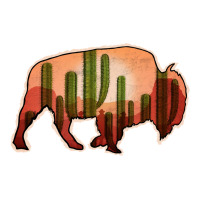 Cactus Bison Silhouette | Teevron