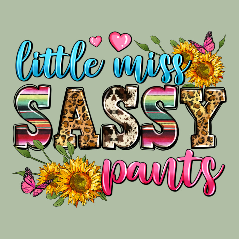 Western Little Miss Sassy Pants Urban Heavy Tee by Zillion Design Studio | Teevron