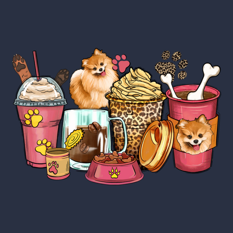 Pomeranian Coffee Cups Heavyweight Sweatshirt by Zillion Design Studio | Teevron