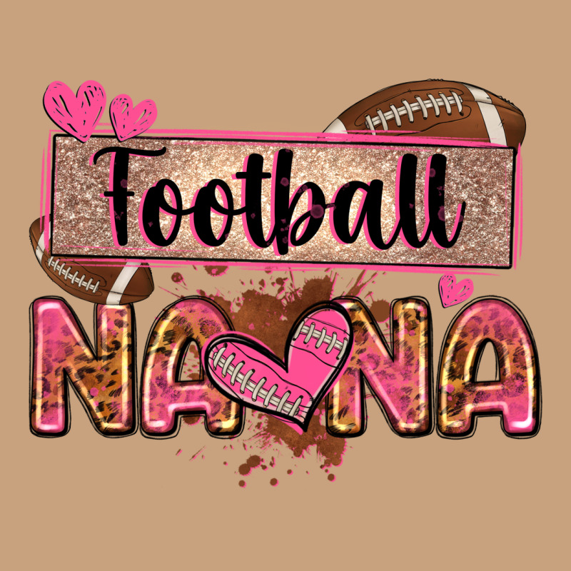 Football Nana With Leopard Vintage Tee by Zillion Design Studio | Teevron