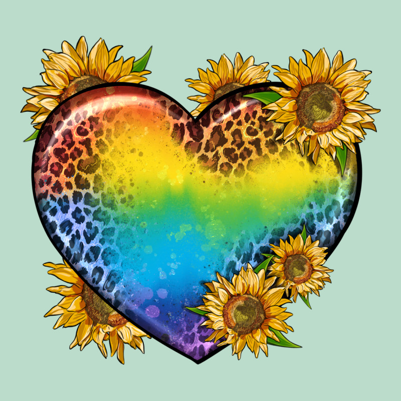 Pride Heart And Sunflower Premium Hoodie by BundleAndBundleShop | Teevron