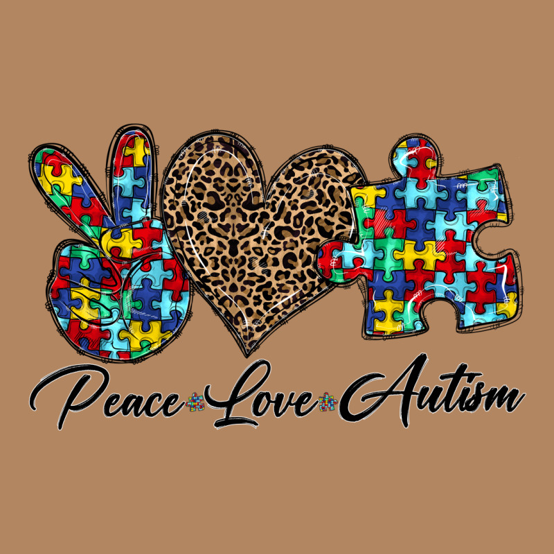 Peace Love Autism1 Long Sleeve Tee by CowhideDigitalArt | Teevron
