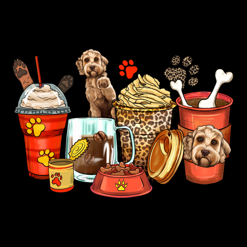 Labradoodle Coffee Cups Heavyweight Sweatshirt by Zillion Design Studio | Teevron